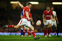 Dan Biggar Dan Biggar, Wales, Outside Half, 10, Rugby, Kick