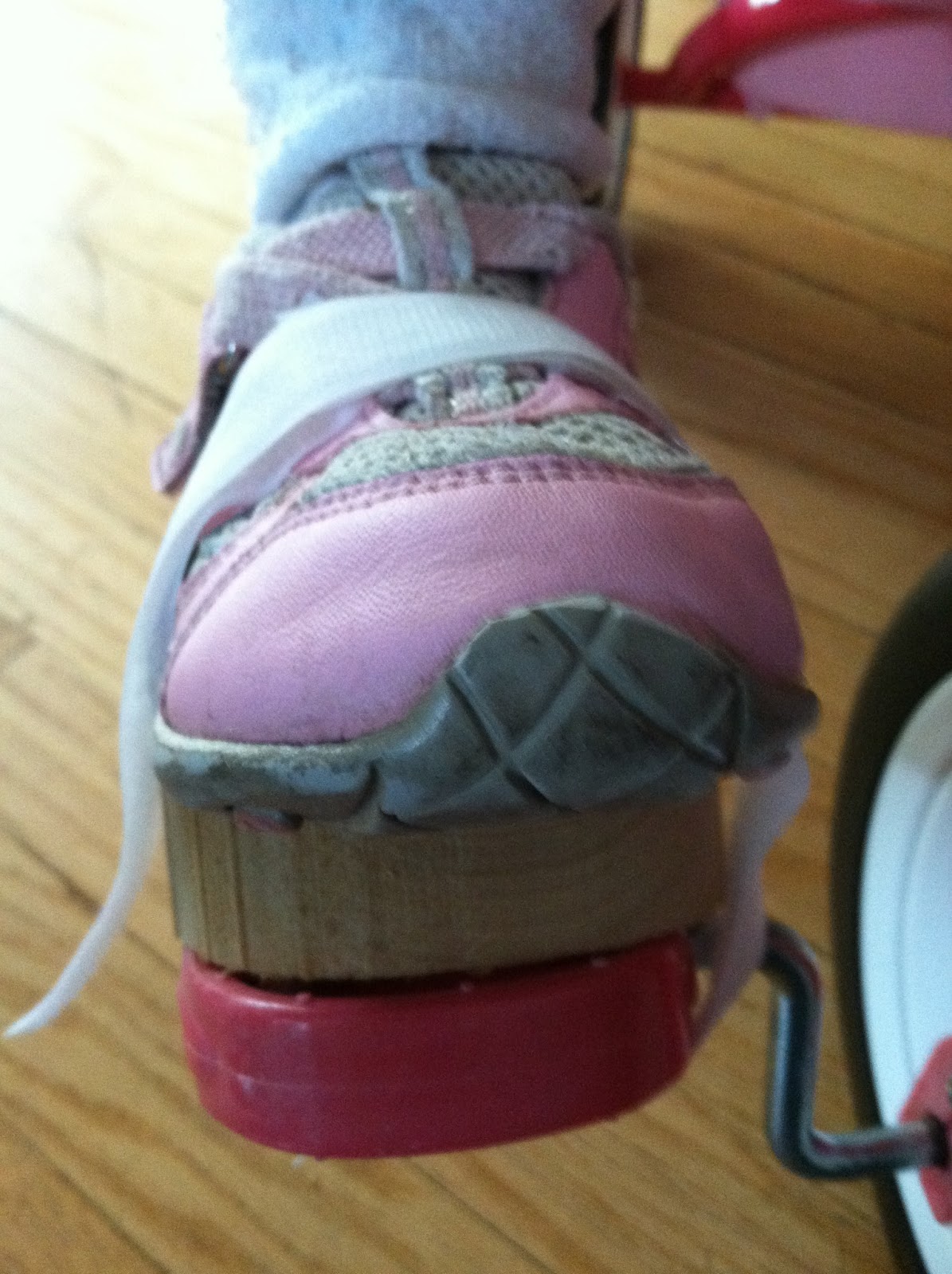 Rachel's Journey with Spina Bifida Foot Pedal Riser for Radio Flyer