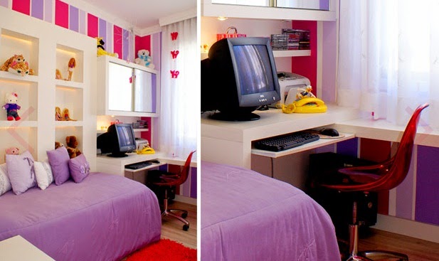 Dormitorios con Escritorios Funcionales para Estudiantes by artesydisenos.blogspot.com