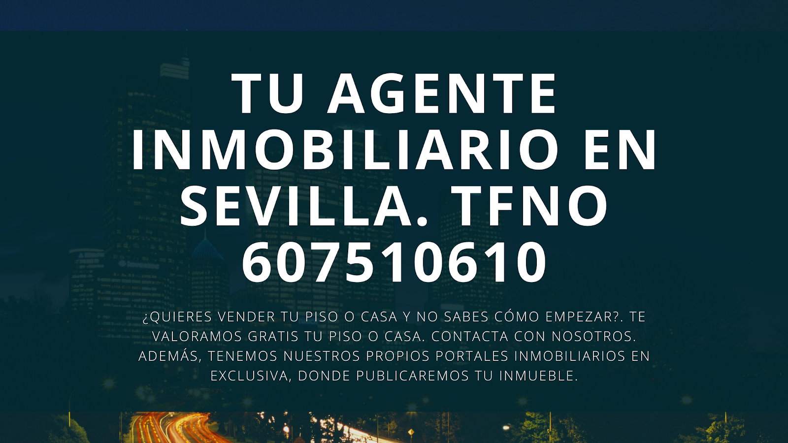 Tu agente inmobiliario en Sevilla