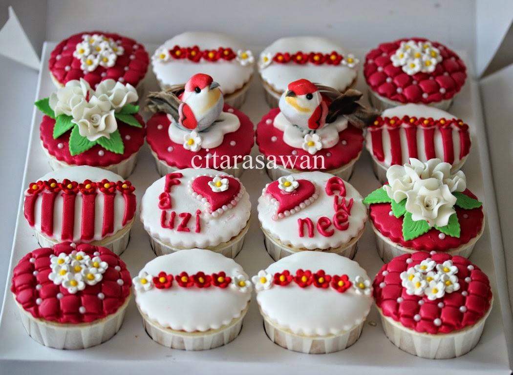Tempahan Cupcake Hantaran Fauzi & Aween Blog Kakwan