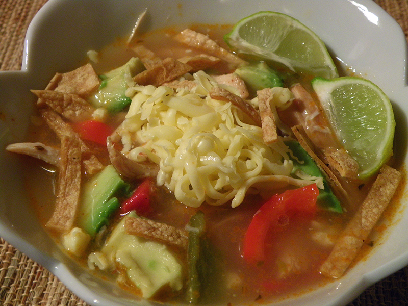 Seasonal Eating Southwest Chili Lime Chicken Soup