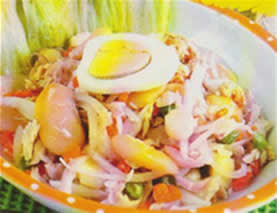 Salpicón de verduras con caballa recetas