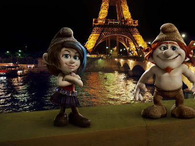 Wallpaper HD Vexy and Hackus in Smurfs 2
