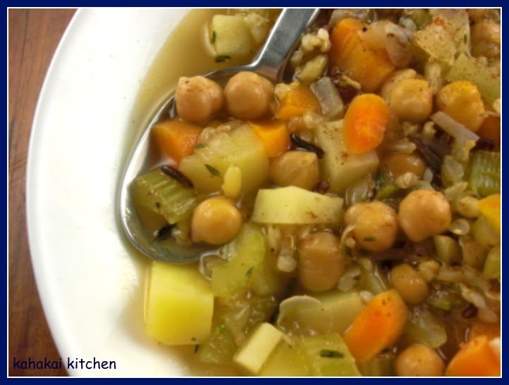 Kahakai Kitchen Chickpea & Wild Rice Soup Simple But Delicious Pantry