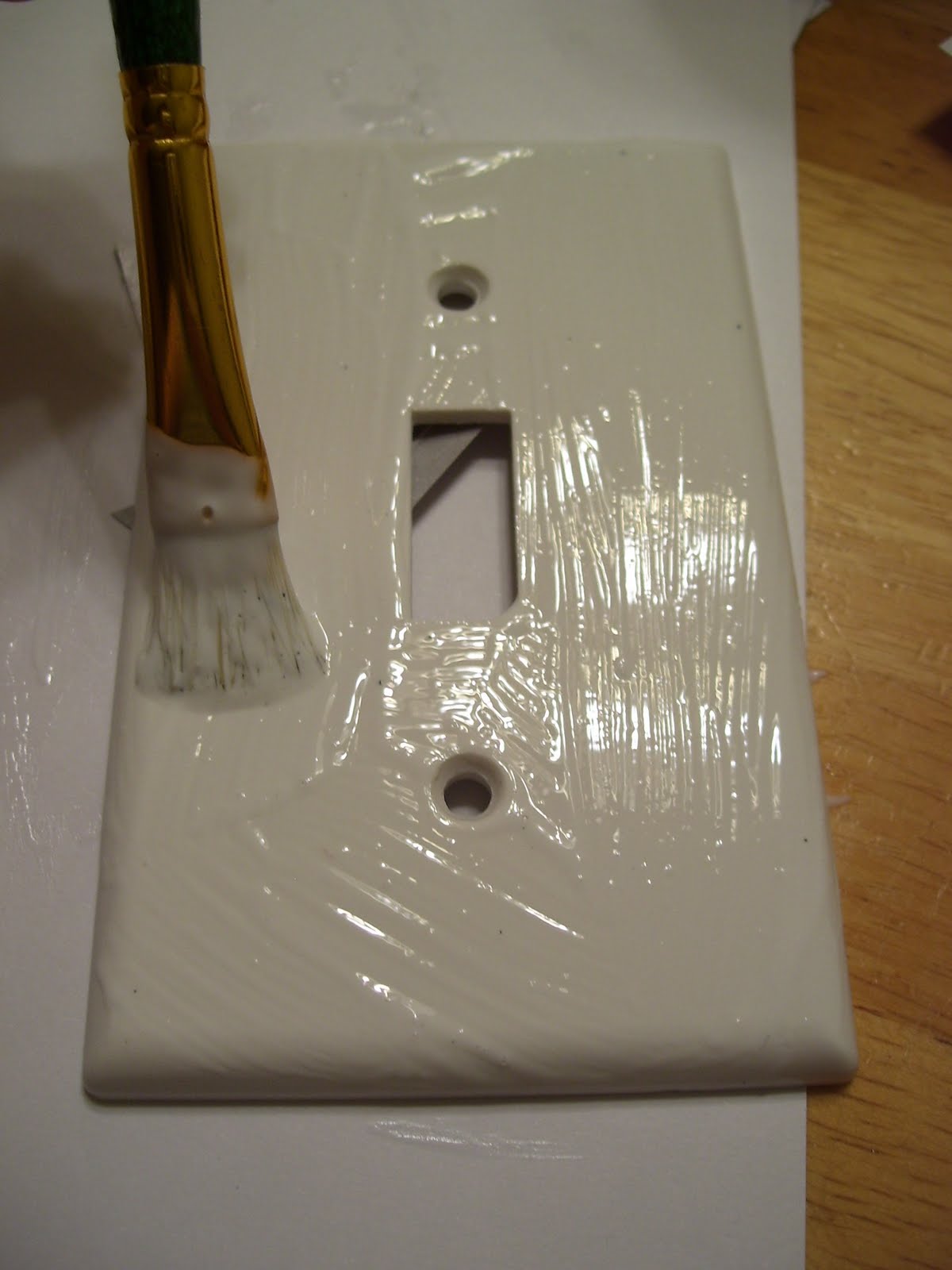Whimsically Homemade DIY Light Switch Plates