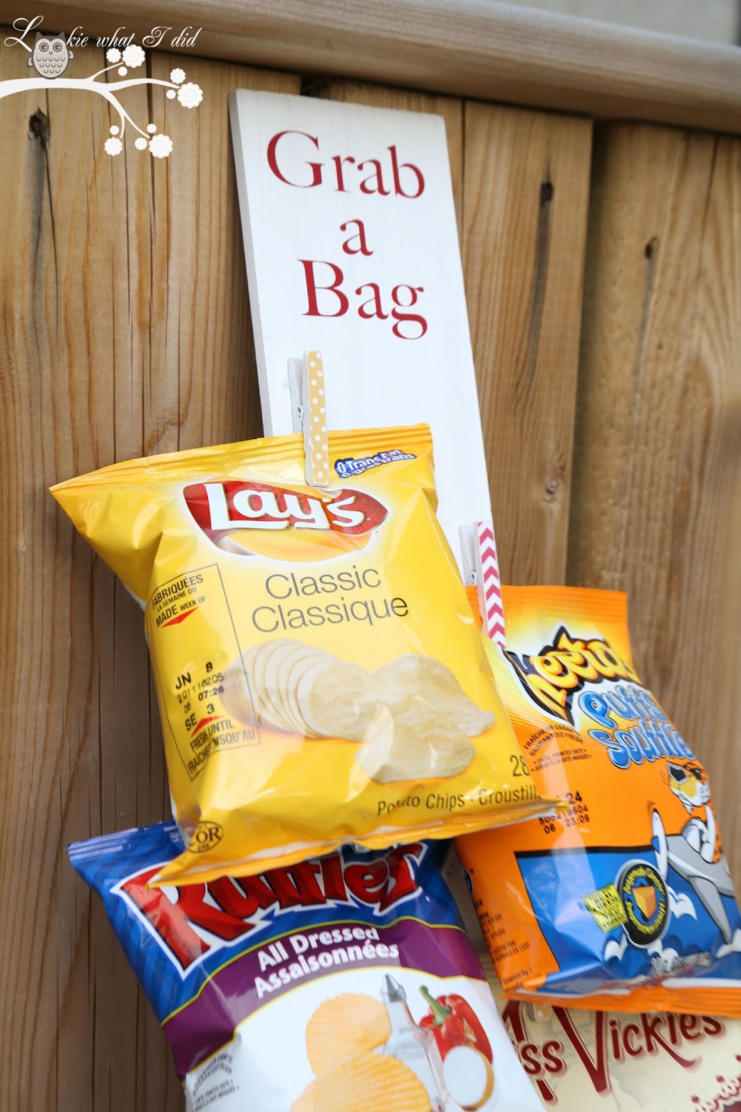 Lookie What I Did "Grab a Bag" A Way to Organize those Bags of Chips