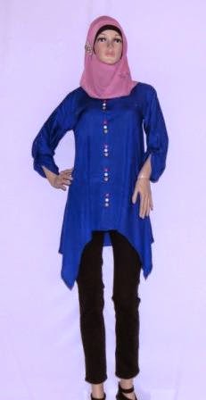 Atasan Katun Ola Kancing Warna BK00432 Atasan Katun Ola Kancing Warna BK00432