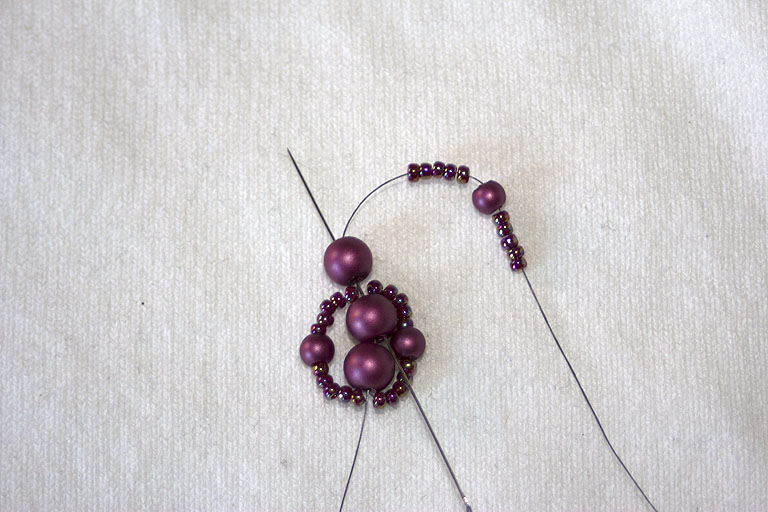 Meltzer design & smycken Tutorial Flat Spiral Stitch