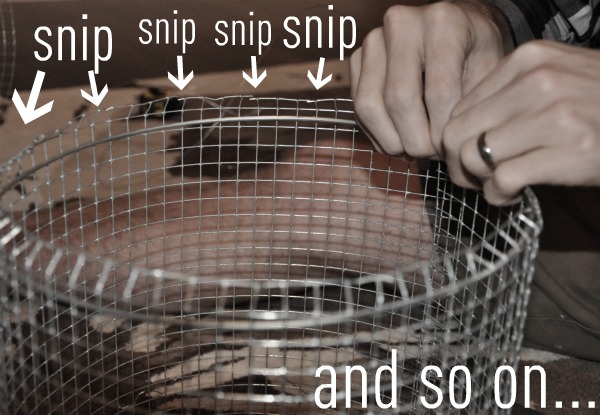 Diy Wire Lampshade Frame Coats Cas And Homemade Mimic A Trendy