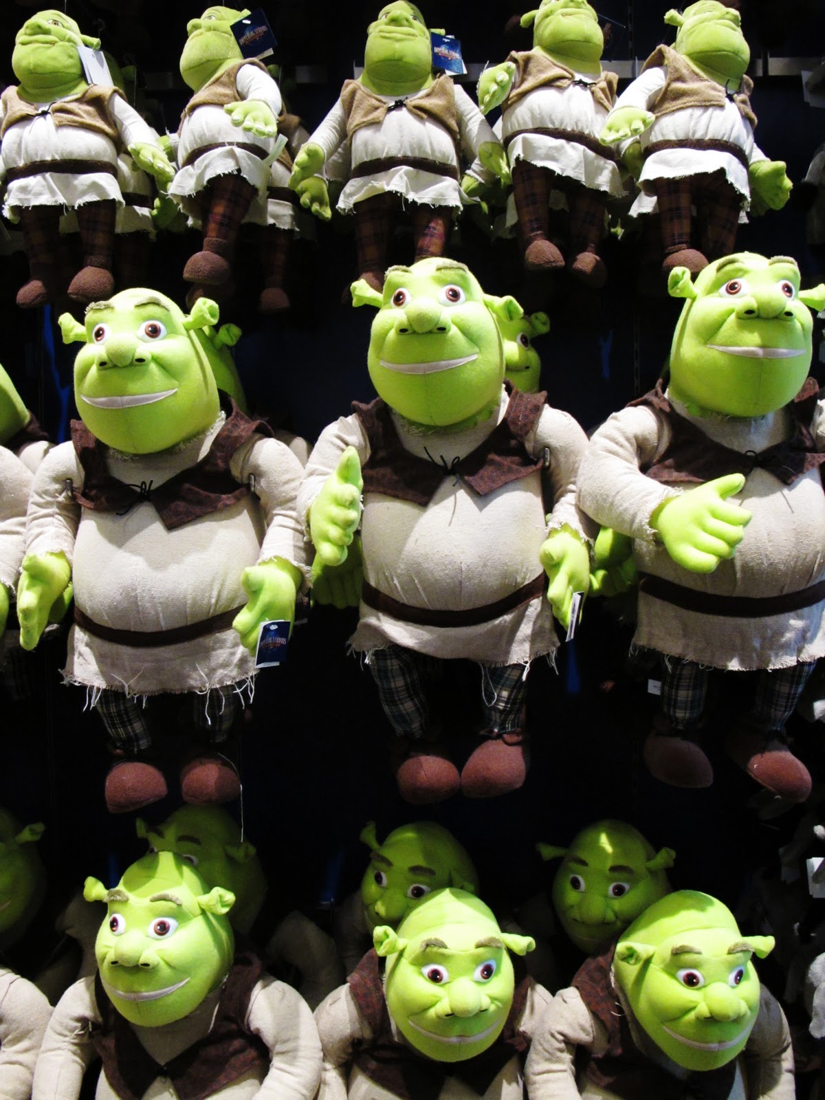 shrek plush universal studios