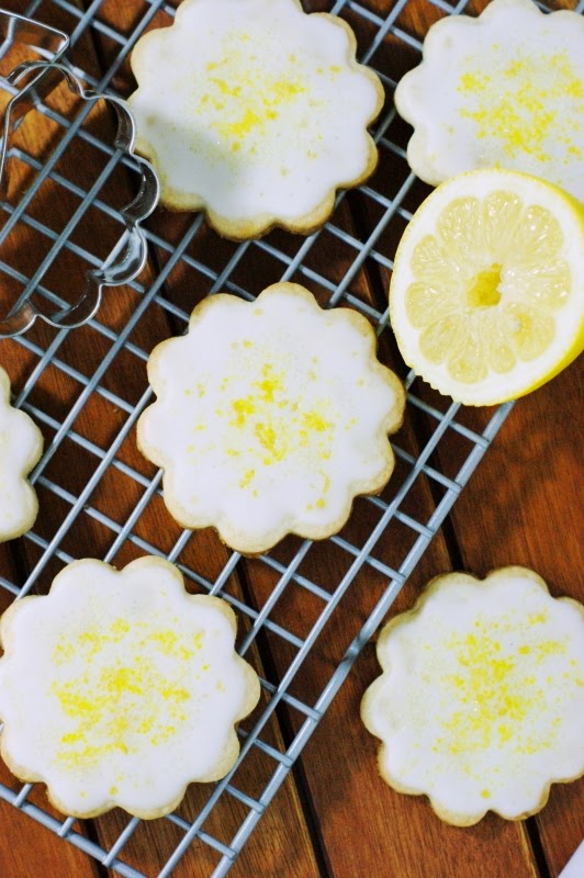 LemonGlazed Butter Cookies The Kitchen is My Playground