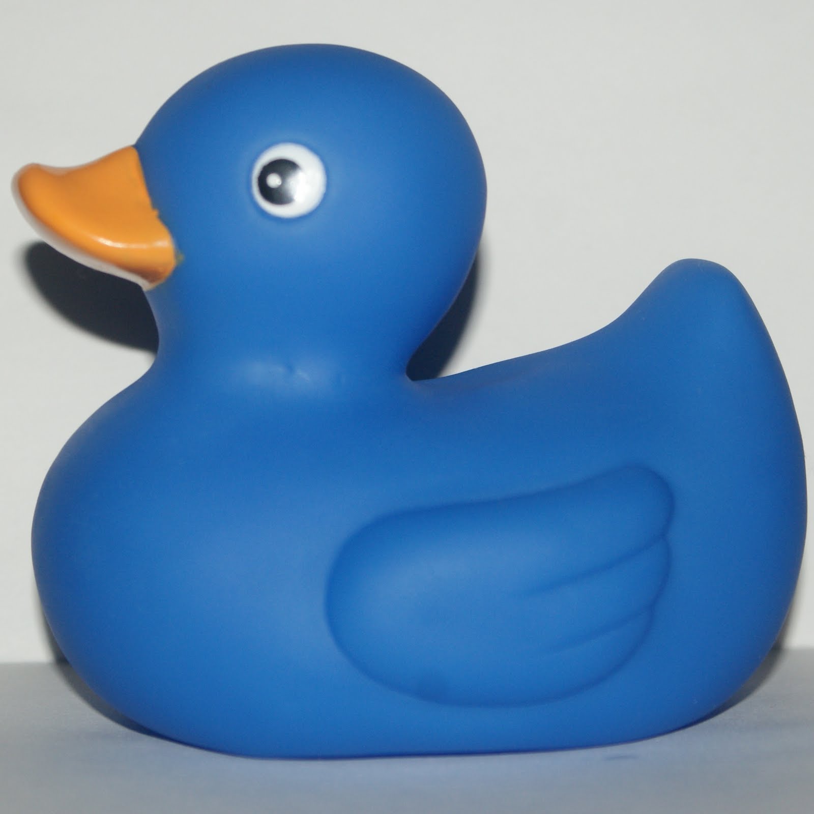 blue rubber duck