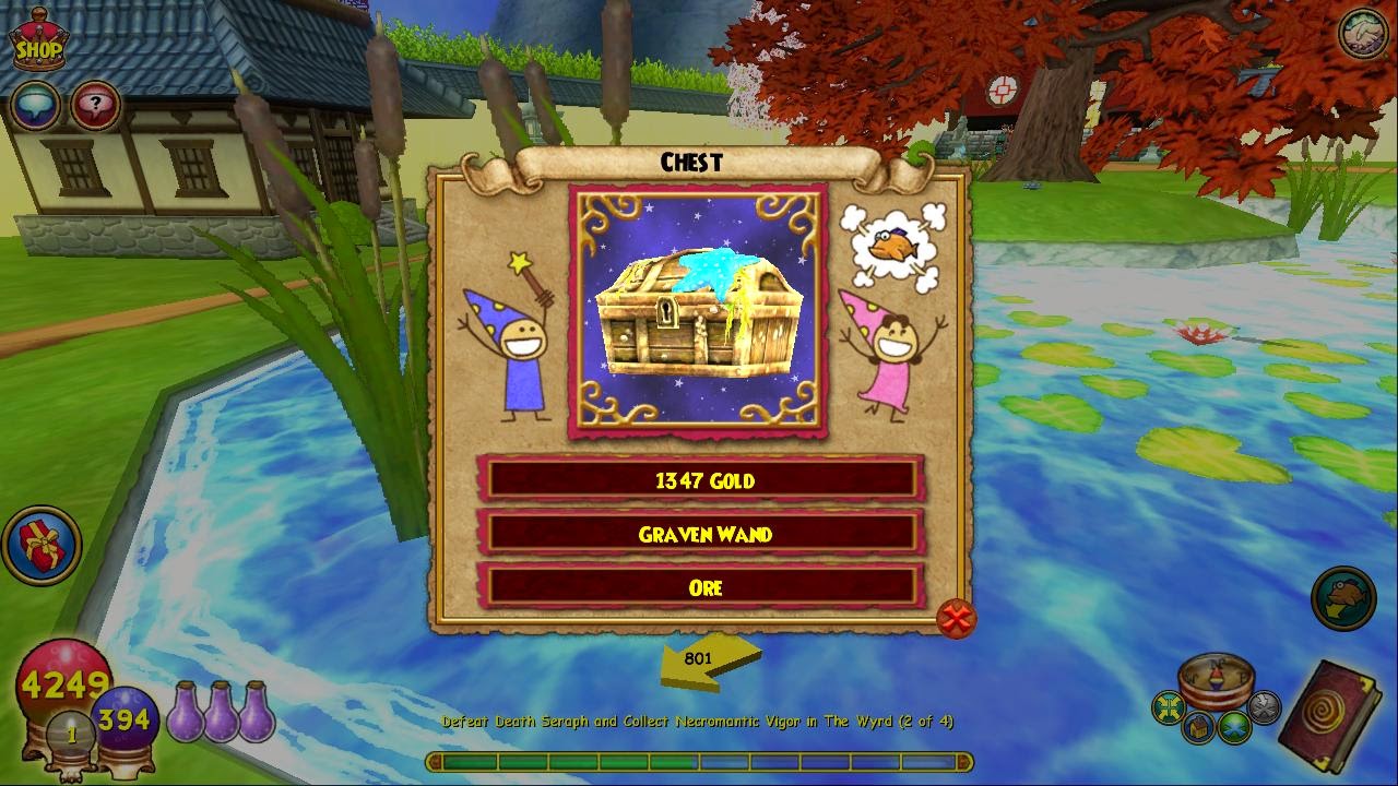 A Gamer's Story Wizard101 Fishing, all the youngins are doing it!