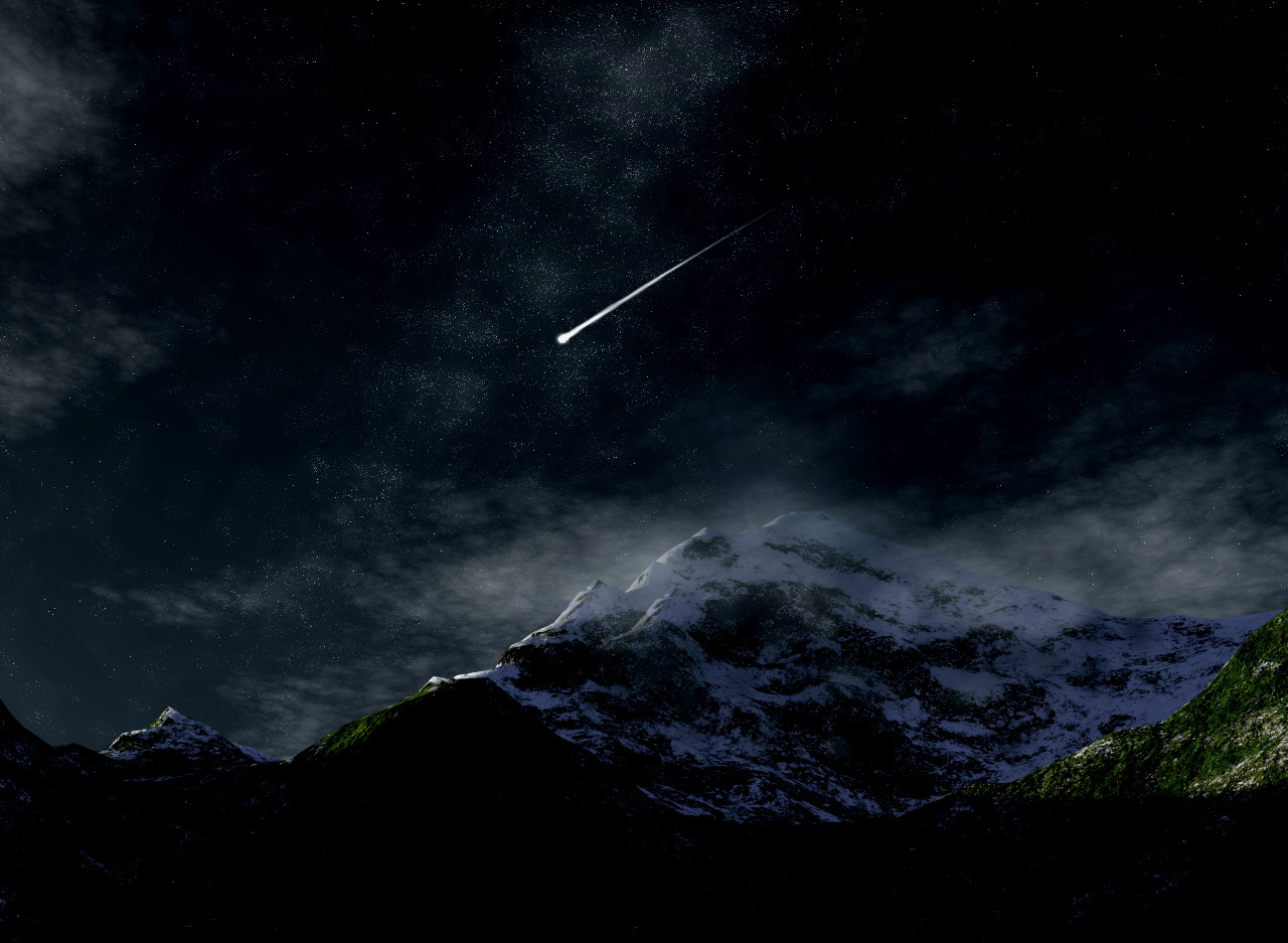 The Enchanting Heaven A Shooting Star