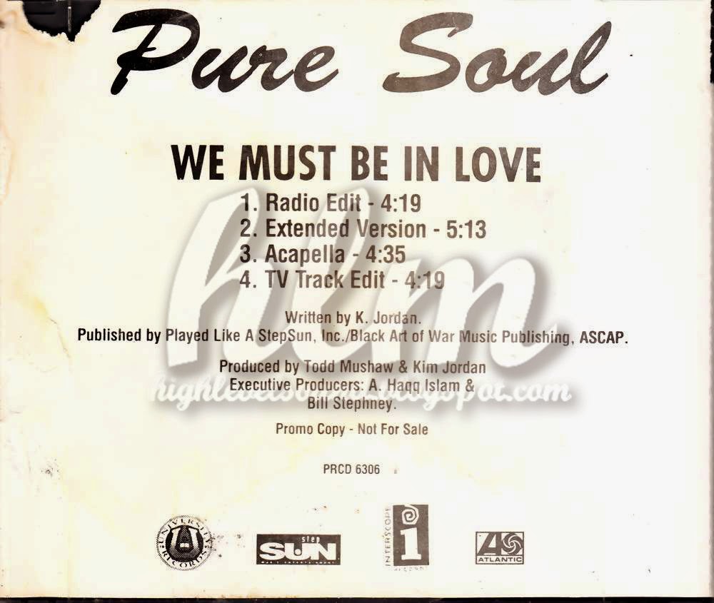 highest level of music Pure Soul We Must Be In Love(Promo_CDS)1994hlm