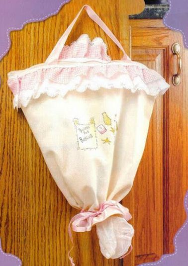 Como hacer un guarda bolsas para la cocina ~ lodijoella