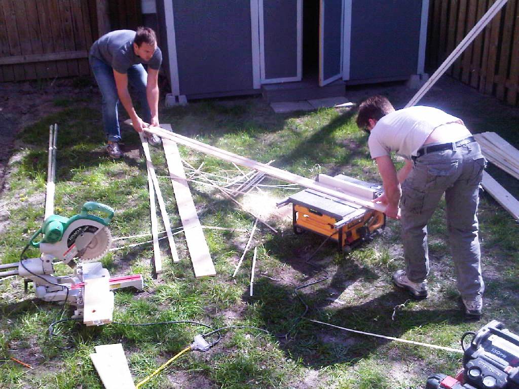 loveshack chic DIY modernizing porch lattice