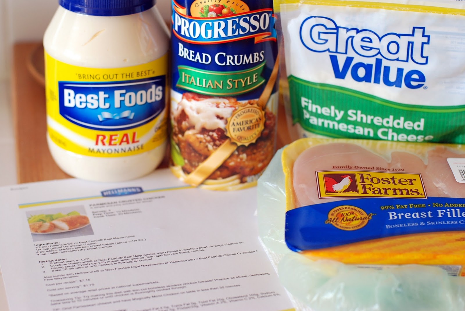 The Enchanted Cook Parmesan Crusted Chicken {Hellmann's Mayo Recipe}