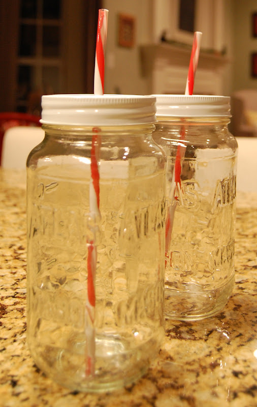 Oh Happy Day Mason Jar Water Bottles