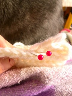 毛糸のヘアバンドの作り方