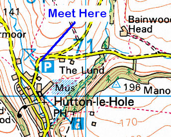 Map of the Hutton-le-Hole area