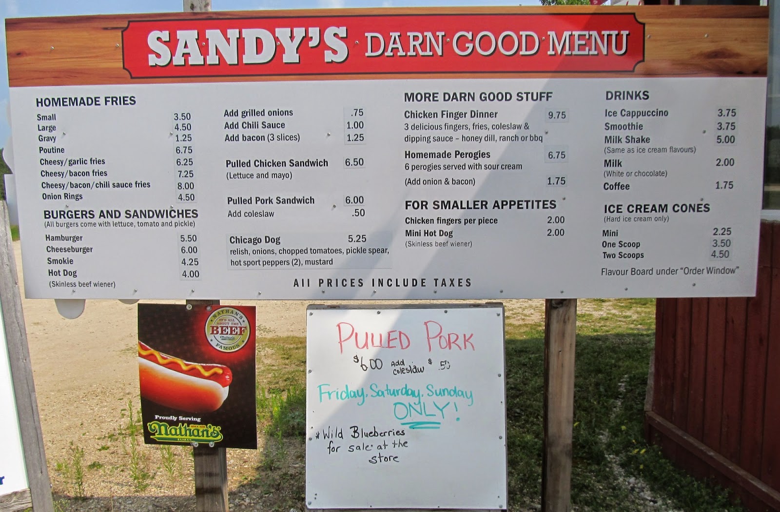 Burger Club Winnipeg Sandy's Snack Shack (Geppetto's) Richer, MB