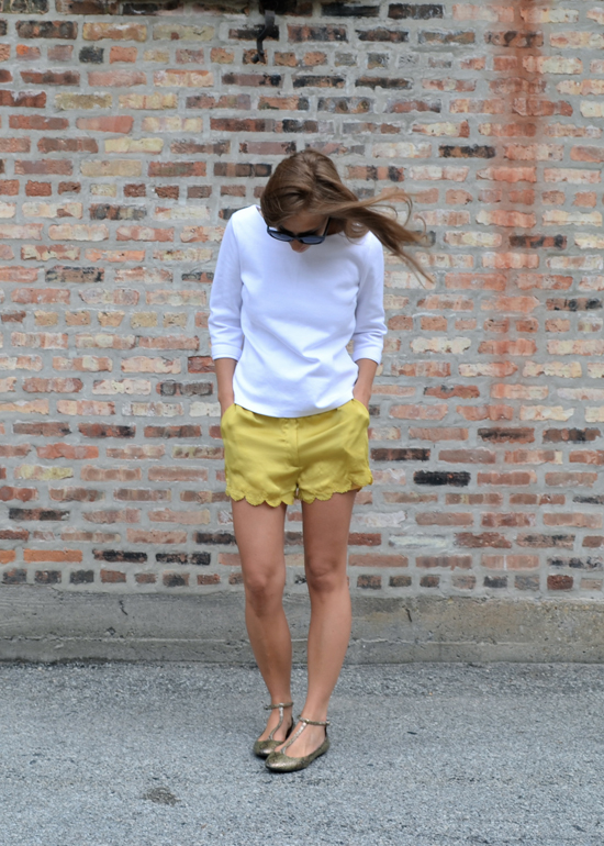 The Wearist Wearing Yellow shorts