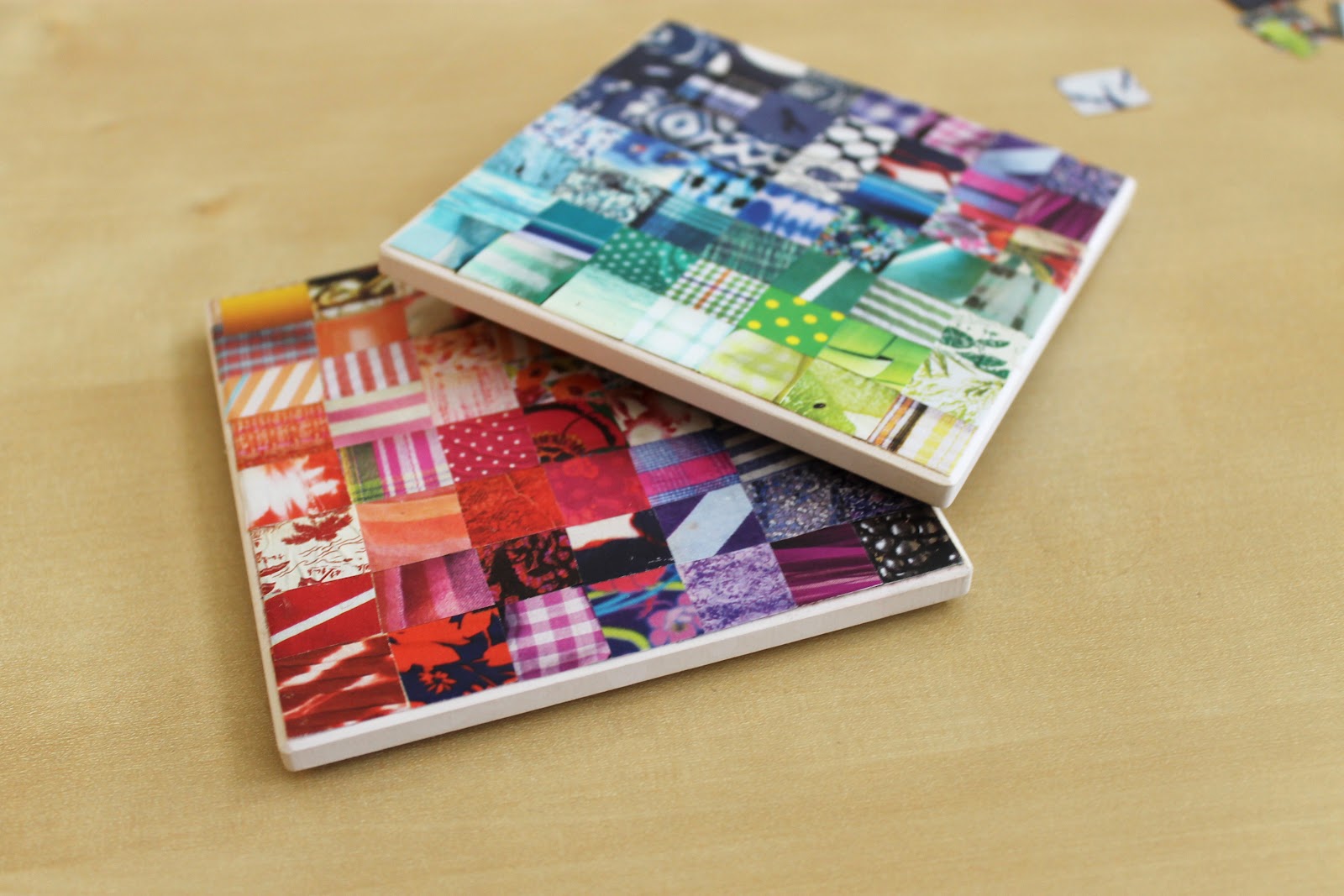 BEAUTY & THE BEARD DIY Collage Coasters