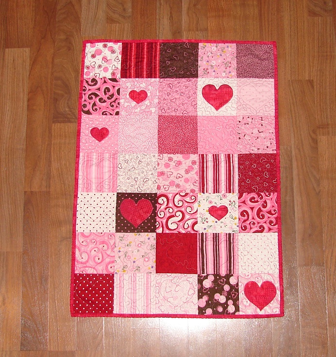 The Life of Riley Valentine Quilt