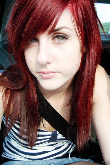 chic fashion emo girls hairstyles
