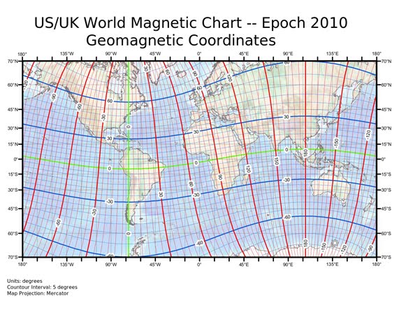 World Magnetic Chart