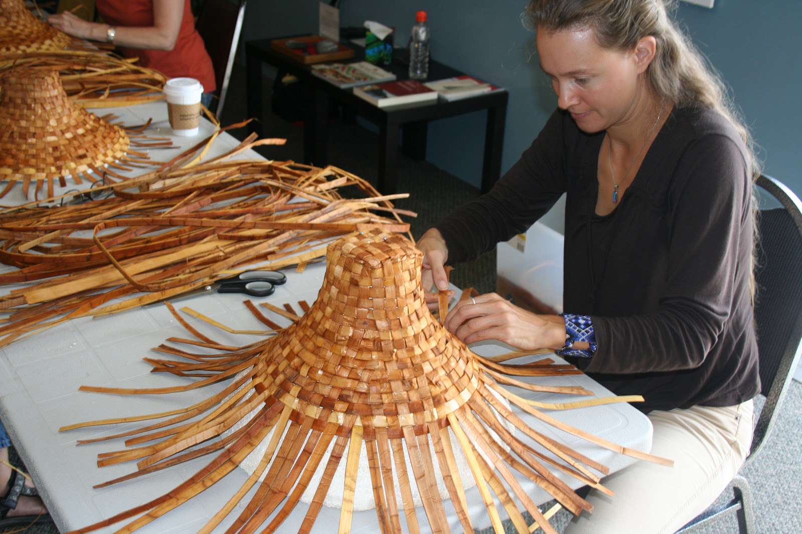 Sunshine Coast Museum & Archives Cedar Hat Weaving