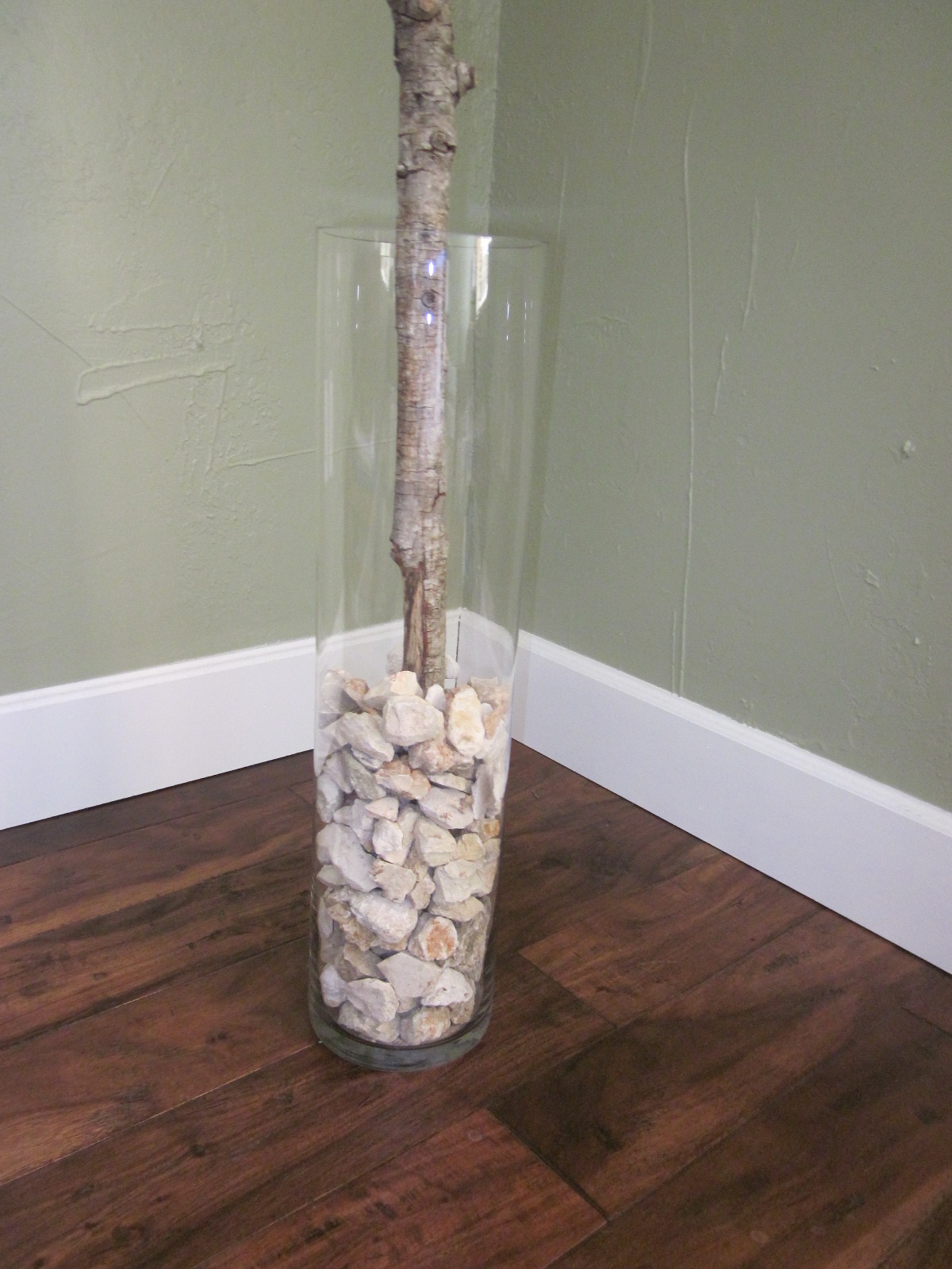 Domestic Imperfection Dead Tree + Fake Flower Awesomeness