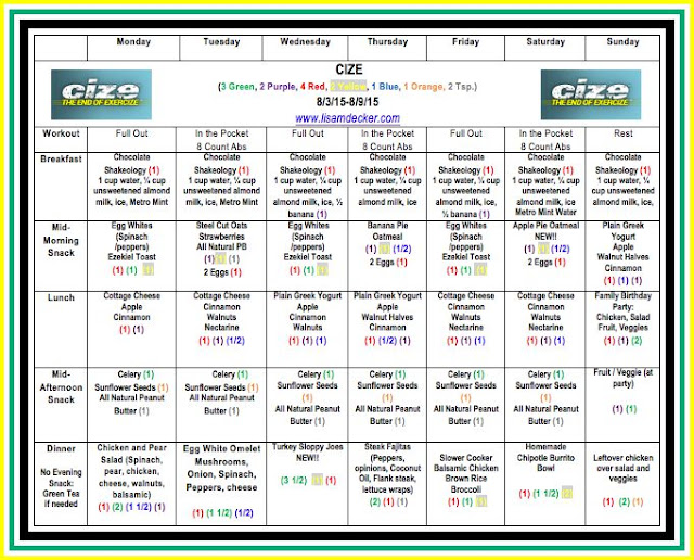 Cize, Shaun T new workout, Back to School Challenge, Cize Meal Plan, 21 Day Fix meal plan, 21 Day Fix, Clean Eating, Meal Planning, Health and Fitness Accountability Groups, Cize Week 2 Progress, 
