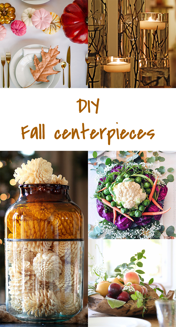 5 DIY to try # Fall centerpieces