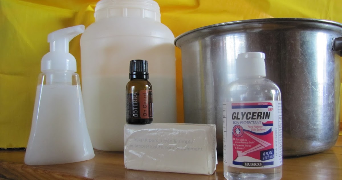 Keeping Up With The Jones's Non Toxic Homemade Antibacterial "SOAP"