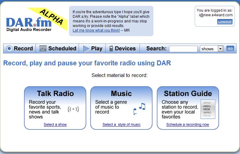 Living Online Record Your Favorite Radio With Dar.fm (Only For US