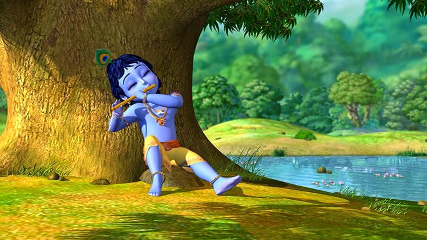 Disney HD Wallpapers: Disney Cartoon Little Krishna HD ...