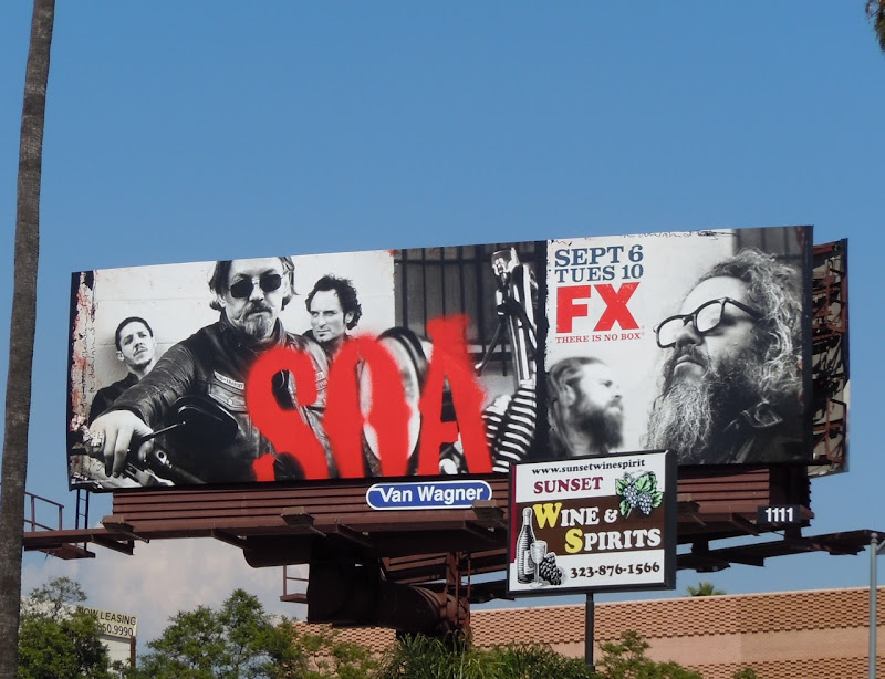 Sons of Anarchy 4 FX billboard