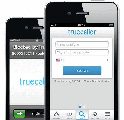 Download the application to know the name and address of the caller and the largest phone directory in the world Truecaller for all types of phones Truecaller-APK-iOS-XAP-BB-3-3-2