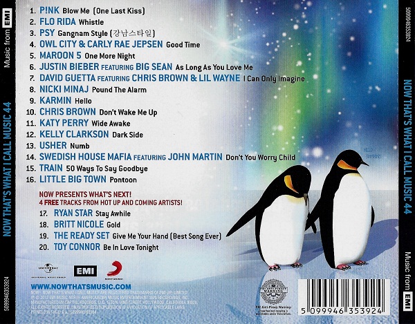 Now Thats What I Call Music 45 Tracklist 2013