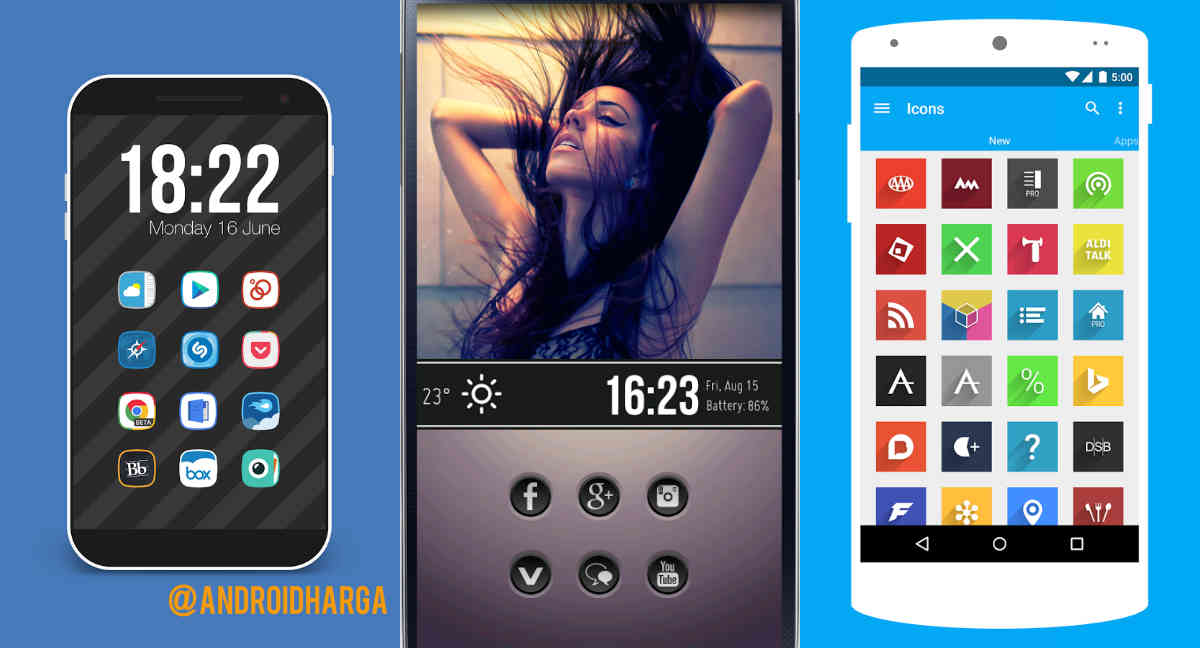 10 Icon Pack Gratis untuk ASUS Launcher di Zenfone 6 10 Icon Pack Gratis untuk ASUS Launcher