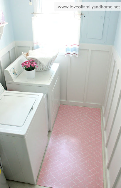 Board & Batten Laundry Room Makeover