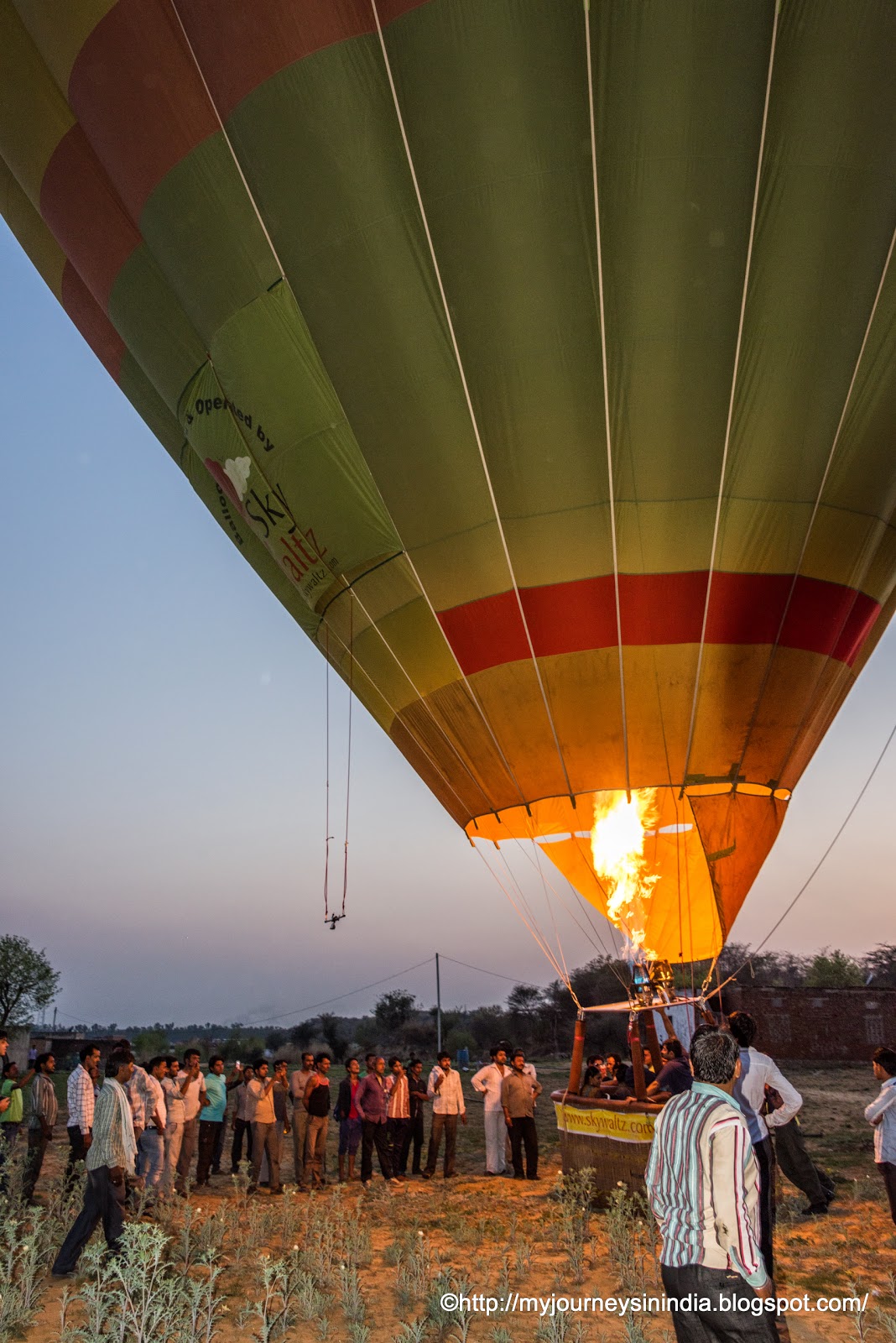 My Journeys In India Hot Air Ballooning at Jaipur, Rajasthan