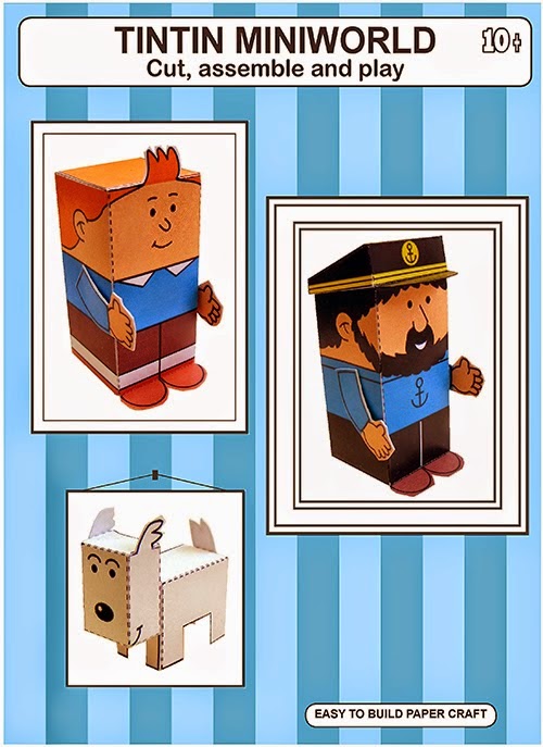 Adventures of Tintin Papercraft Papercraft Paradise PaperCrafts Paper Models Card Models