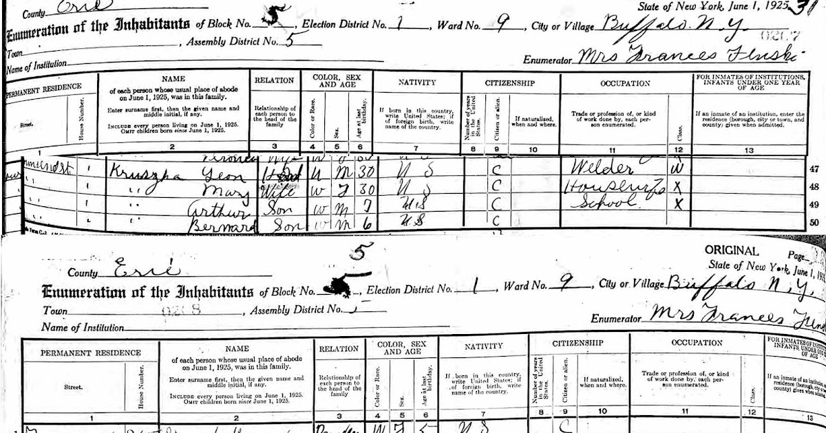 1925 new york census 1925 new york census