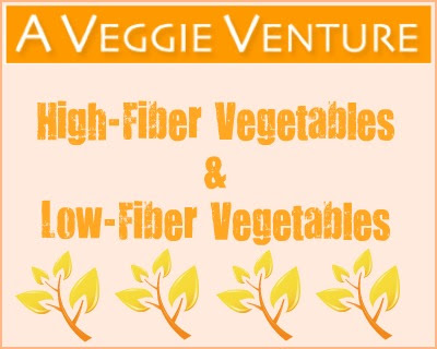List of High-Fiber & Low-Fiber Vegetables