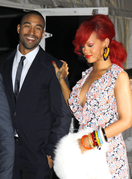 rihanna with boyfriend