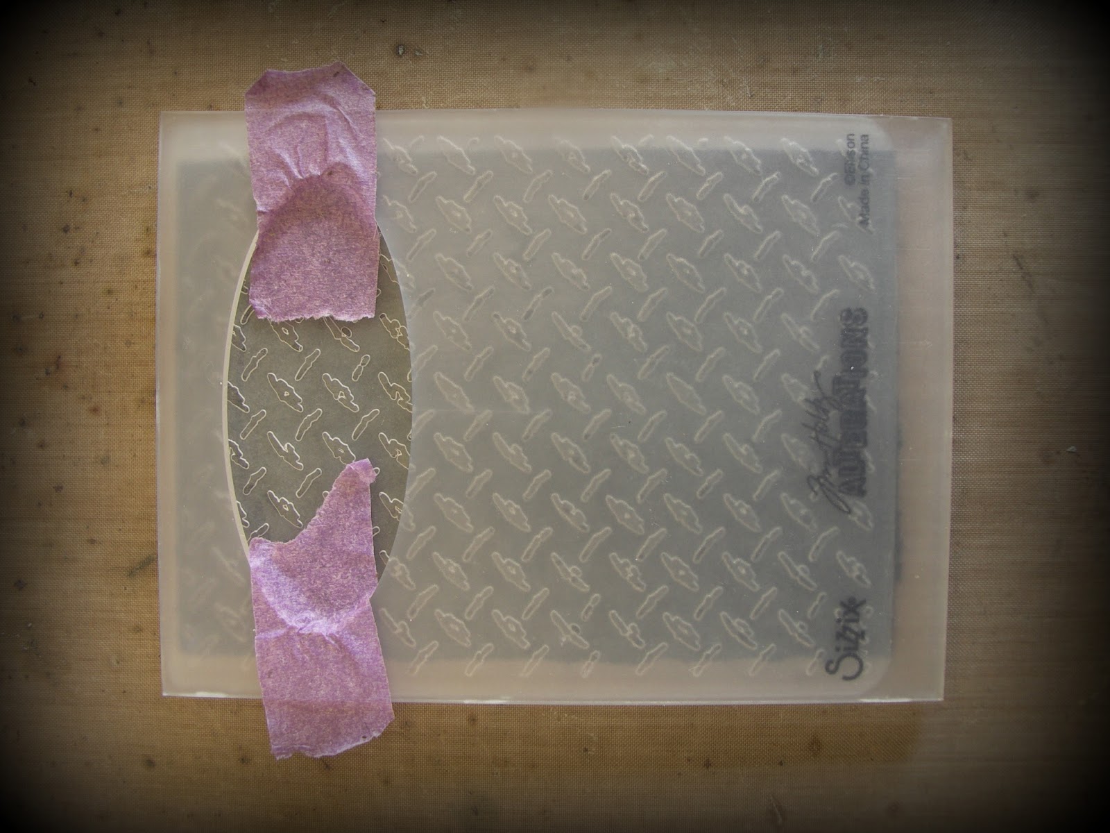 Frilly and Funkie Step by Step Textured Embossing